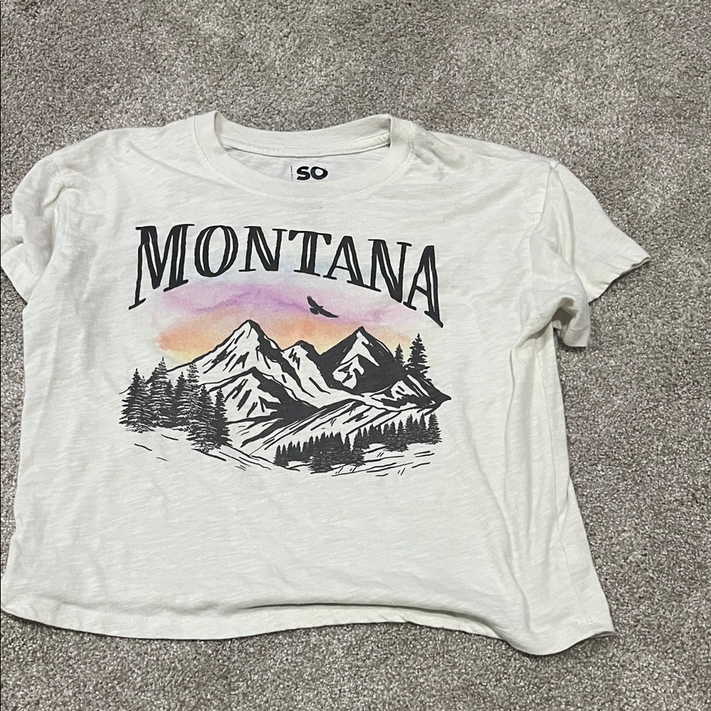 SO Montana Mountain Tee with Sunset